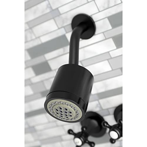 Kingston Brass KBX8130BX Metropolitan Three-Handle Tub and Shower Faucet, Matte Black by Kingston Brass - Image 4