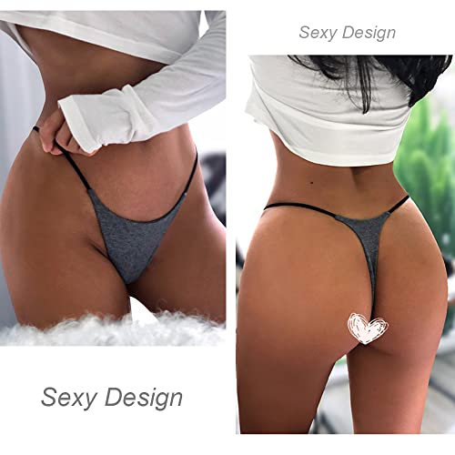 KOEMCY-5-Piezas-Tangas-para-Mujer-Sin-Costura-Tanga-G-String-Thong-Sexy-T-Back-Bragas-Tangas-de-Algodon-Cintura-Baja-Braguitas