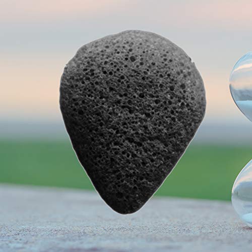 Lurrose 10 peças Esponjas de Konjac em forma de gota de água para lavar o rosto Flutter Esponjas nat