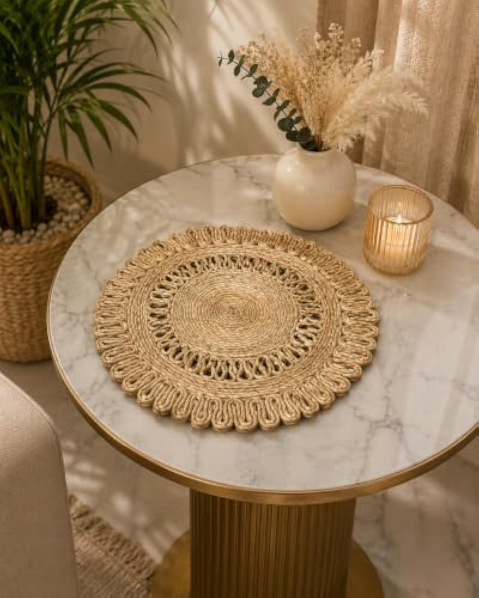 Handmade Heat-Resistant Jute Placemat