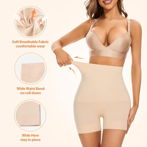 Image of Tummy Tucker, Body Shaper, Seamless Shapewear for Bodycon Dresses, Belly Fat Control, High Waist & Full Body Shaper, Tummy Control Slimming Body Shapewear for Belly, Perfect for Dresses, Saree