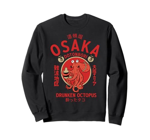 Osaka, Japon, Dotonbori, Drunken Octopus Sweatshirt