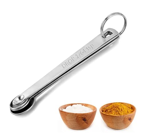 Liusm Mini Measuring Spoons Set,Stainless Steel Measuring Spoons Set (Set Of 5) #TOP4
