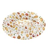 Pet Dog Beds Removable & Washable Fluffy Puppy Beds for Medium Size Pets Sleeping XS Watercolor Tamoto Potato Onion
