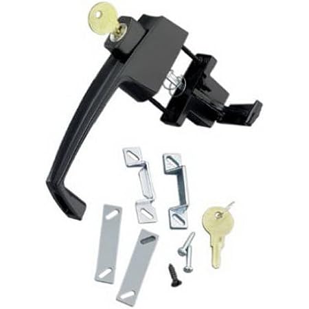 Wright Products Free Hanging Push Button Door Latch Handle – White, Fits Outswing Doors - View #9