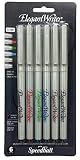 2882 Elegant Writer 6 Medium Calligraphy Markers Set, Assorted Colors