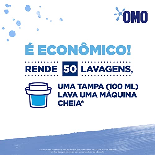 OMO Sabão Líquido Omo Puro Cuidado 5L