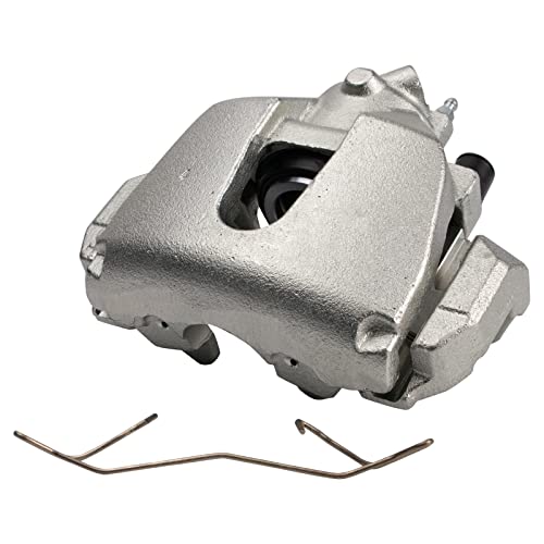 Image of TRQ Front Left Brake Caliper w /Bracket Drivers Side