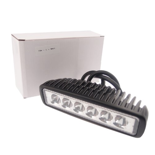 Led Village 18W Slim Spot Led Work Atv 4Wd Off Road Light Lamp Fog Driving Bar For 4X4 Offroad Suv Car Truck Trailer Tractor Atv Utv Rv Vehicle #TOP3