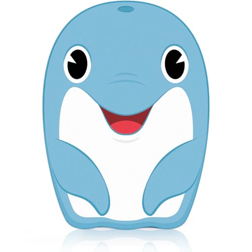 Dolphin Swim Kickboard Cute Cartoon Swimming Training Kick Board Fish Head Design High Buoyancy EVA Training Aid Float Pool Exercise Equipment Water Fun Tool for Kid Beginners Water Accessories Gift by Lonfliness - Used condition - US$10.58