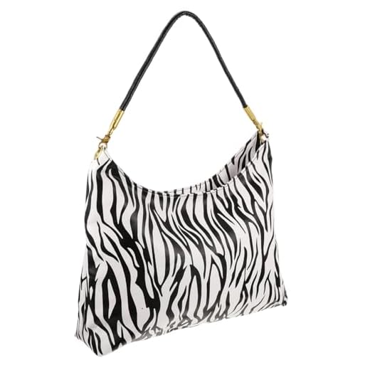 ABOOFAN 1Pc Bolsos De Hombro Bolso De Mano Para Mujer Bolso De Mensajero Para Mujer Bolso Hobo De Pu Bolso Cruzado Bolso Cruzado De Cuero Bolso Cruzado Bolso De Cebra Bolso De Pu