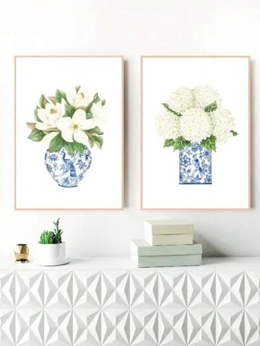 Toile de style chinois 70x100 cm sans cadre pour habiller facilement un grand mur vide