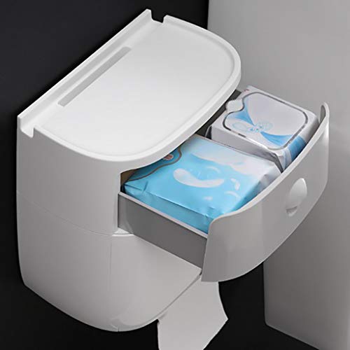 Suporte de papel higiênico para papel higiênico da Uplord, grande adesivo forte para banheiro, plást
