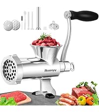 Amazon | Huanyu ミンチ機 手動式ミンサー ミートチョッパー 304