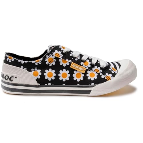 Image of Rocket Dog Women's Jazzindf-001 Sneaker, Black, 9 UK