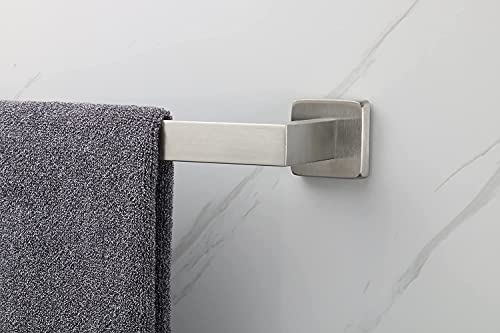 Tocten Bath Towel Rack - Square Base Thicken Sus304 Stainless Steel Towel Bar For Bathroom, Bathroom Accessories Towel Rod Heavy Duty Wall Mounted Towel Holder. (Brushed Nickel, 36) #TOP2
