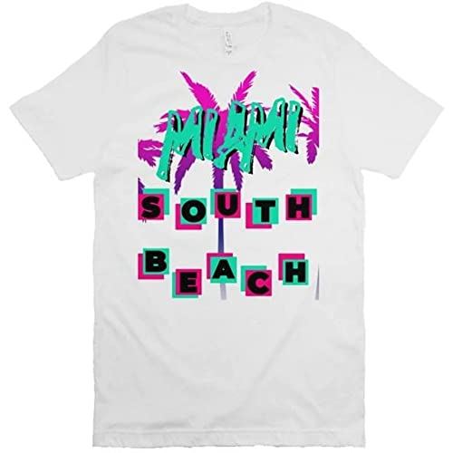 Pharoh Clothing Miami South Beach T Shirt White XXL