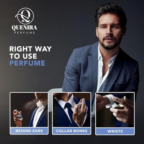 Image of QUENIRA Luxury Perfume for Men & Unisex | Inspired by the Iconic Dunhill London Fragrance | Strong Spicy Long-Lasting Eau De Parfum | Premium 50ml Bottle