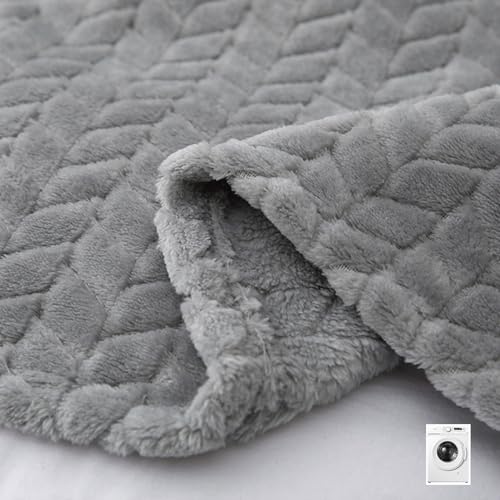 Wheat Ear Pattern Blanket, Lazy Sleeping Quilt, Knee Cover Blanket, Light Fluffy, Christmas Decoration, Suitable for Sofas, Beds, Offices(Beige,Baby) by ZPDMJEO - Used condition - Image 4