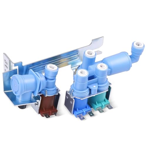 Upgraded 242253002 242102201 Refrigerator Water Inlet Valve Replacement Fit for Frigidaire, Electrolux, Kenmore Refrigerator Parts, Replace 2689640, AP5669874, PS7321353, EAP7321353