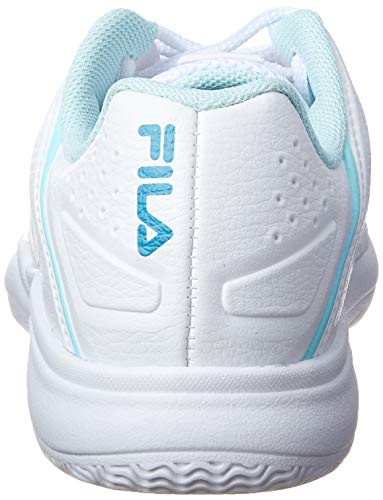 Tênis Lugano 6.0, Fila, Criança Unissex, Branco/Azul/Azul Claro, 32