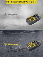 Laser Measure, NIKOTEK Laser Distance Meter with 2 Bubble Levels and LCD Backlit, for Pythagorean Mode, Measuring Distance, Area, Volume — image 6