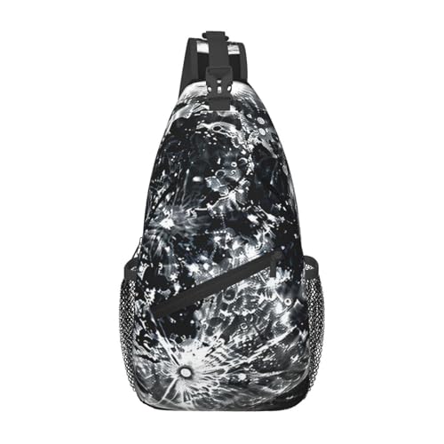 Bolso Cruzado para Hombre Mochila Diagonal Casual Negra miniatura 1
