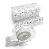 Tymyp Klebebandabroller Set, transparenter Klebebandabroller, Verpackungsband mit...