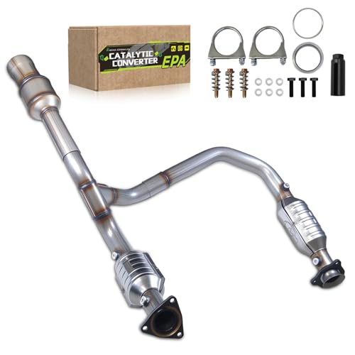 ECHO AUTOMILES【EURO 5 High Standard】Catalytic Converter Compatible with Chevrolet Silverado 1500 2014-2018 6.2L V8, Tahoe/Suburban 2015-2019, GMC Yukon/Sierra 1500 2015-2019 (EPA Compliant)