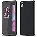 J&D Case Compatible for Sony Xperia X Case, [Drop Protection] [Slim Cushion] Shock Resistant Protective TPU Slim Case for Sony Xperia X Bumper Case - [Not for Sony Xperia X Compact] - Black
