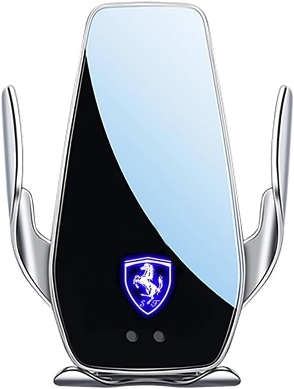 1個車載電話ホルダー適合フェラーリ 458，ロゴ 調整可能 回転式 ポータブル 滑りにくくしっかりした ナビゲーションブラケット 耐