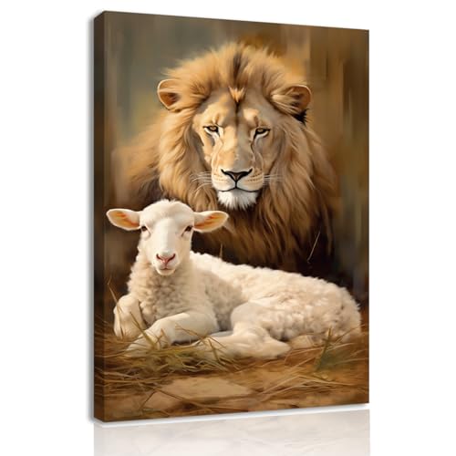 Lion Wall Art Jesus Christian Wall Decor Judah Canvas