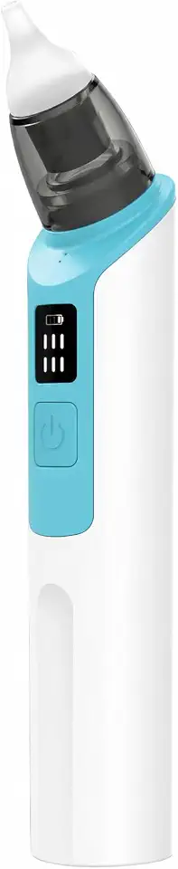 Aspirador Nasal Recarregável para Bebês Sucção Elétrica Suave Silicone Ajustável