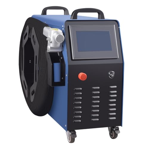 Brionate 2000W Faserlaserreiniger Laserreinigungsgerät, Tragbarer Laser-Entroster Laserreiniger für Metall, Industrieller Laserreiniger für Farbe Öl Schmutz Rost, Luftkühlung, CE, 220V