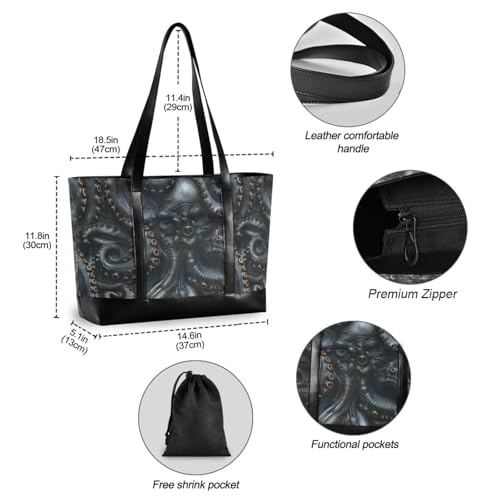 Texture animal sea Graphite Dark Metal Gold Sturdy diaper bag tote with zipper for Travel Gym Vacation with diaper bolso de trabajo para mujer4