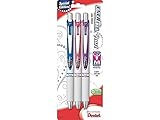 Pentel EnerGel Pearl Deluxe RTX Retractable Liquid Gel Pen, 0.7mm, (BL77WBP3M1)