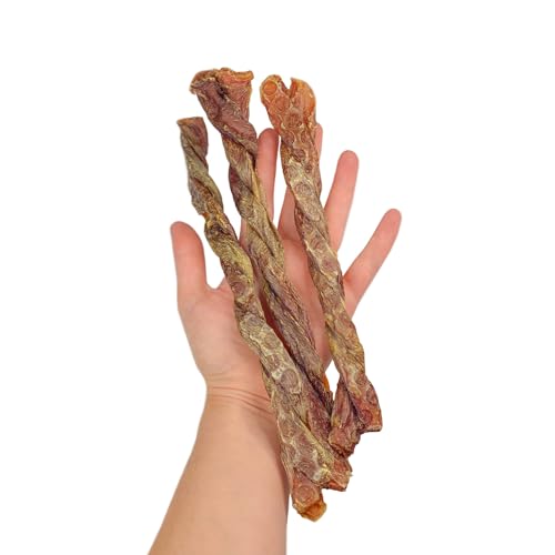 Petisco Esôfago Suíno Desidratado 150g 100% Natural Luv Petiscos Naturais