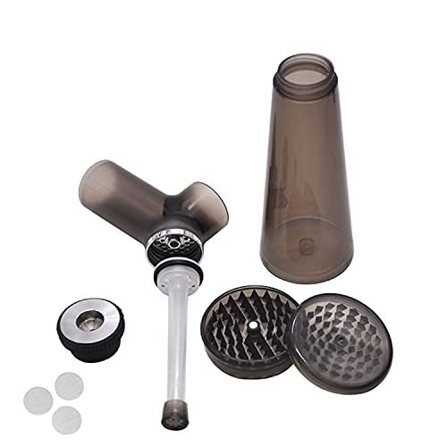 Spespo Tobacco Grinder Pipe Set,Water Hookah Straw Kit #TOP4