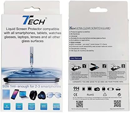 Phone Scratch Remover and Cracked Repair Liquid by 7Tech - Liquid Glass Screen Protector | Universal Nano Protection Suitable for All Phones Tablets Smart Watches (up to 3 Devices)