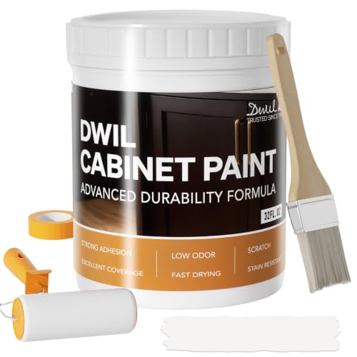DWIL Cabinet Paint All Match - 32 OZ White...