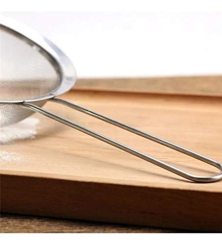 Jogo 3 Peneiras Aço Inox Luxo Utensílios De Cozinha 10, 15 e 17 cm cod 02