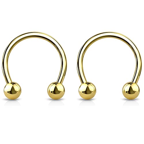Bling Piercing BQCBHSXL-GOLD14G8MM Bling Piercing BQCBHSXL-GOLD14G8MM