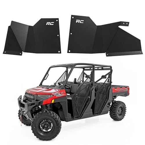 Rough Country Inner Front Fender Guards for Polaris Ranger XP 1000 - Protects UTV from Rocks, Sticks & Debris