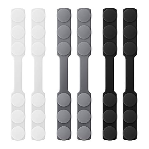 Mask Extender Strap Adjustable Mask Holder, Ear Savers for Masks, Masks Extension Hook for Extending Masks Buckle Band 6PCS (2pcs of Each Color) Cover
