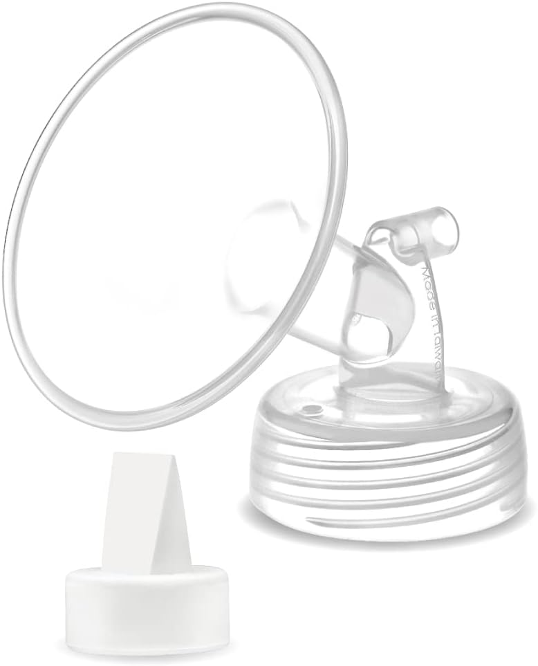 Maymom 17mm Flange and Duckbill Compatible with Motif Luna/Spectra/Ameda MYA Pumps. Not Original Spectra Synergy Gold Pump Parts or Motif Accessories.