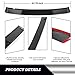 Fanower Roof Spoiler Compatible with 2021-2025 for Lexus IS300 Sedan Base 2021-2025 for Lexus IS350 Sedan Base/F Sport 2022-2025 for IS500 F Sport Performance Gloss Black Rear Roof Spoiler
