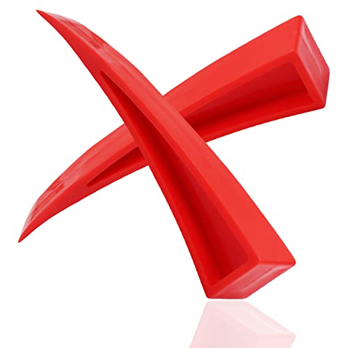 Aienxn 4PCS (Red & Green) Window Curved Dent Repair Tools Plastic Paintless Dent Removal Tool for Car Body Repair and Hand Repair Home Use Set Q-052 - Thumbnail 6