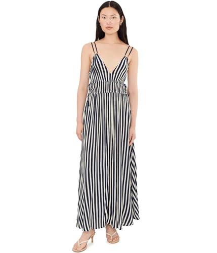 Faherty Women's Sunbeam Dress, Spellbound Coastal Stripe, M