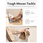 Fantasticlean Microfiber Cleaning Cloth Roll- 60 Sheets,12"x12"(Tan, Beige) - Image 6
