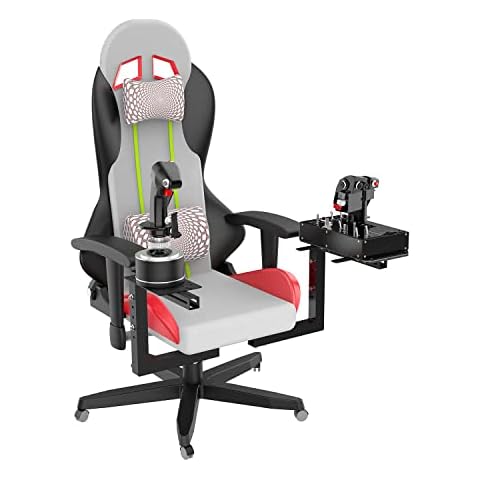 EG STARTS Games Joystick / Hotas Chair Mount Compatible for Thrustmaster A 10C Hotas Warthog T.16000M FCS & TCA Officer Pack Airbus & VKB Gunfighter MK & Logitech X56 X52 Flight Simulation Controller Cover
